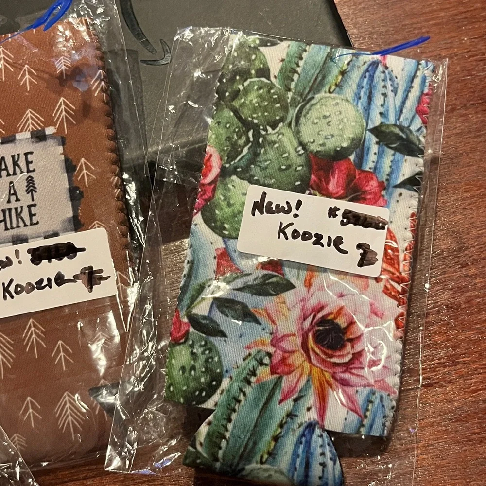 NEW SET of 3 SLIM Seltzer,Truly, Bottle beer Koozie Set